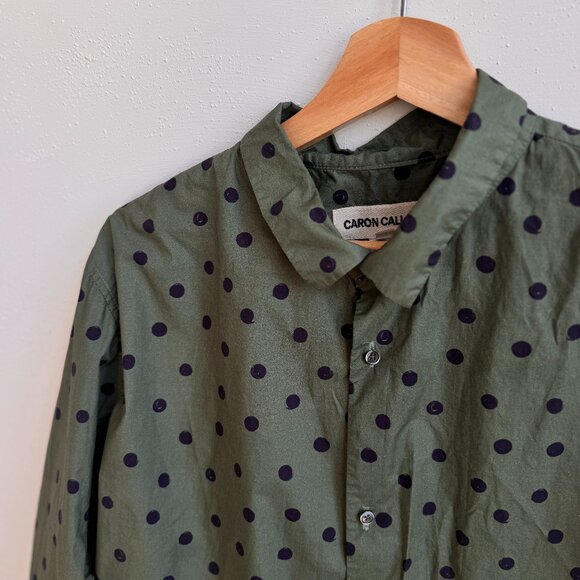 Caron Callahan Alice Shirt – Sage Dot – Size XL - Picture 4 of 9